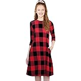 buffalo check holiday dress