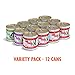 Weruva Dogs in The Kitchen, Variety Pack, Doggie Dinner Dance!, Wet Dog Food, 10oz Cans (Pack of 12)
