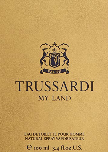 Trussardi My Land Eau De Toilette Für Herren – 100 Ml, Frischer Duft