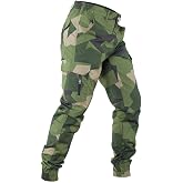 Men's Pants Swedish M90 Geometric Camouflage All Season Commuting Outdoor Leg Binding Pants