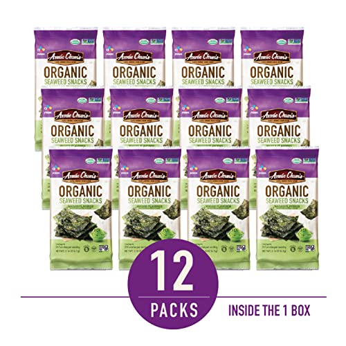 Annie Chun's Crispy Organic Seaweed, Wasabi Flavor, Vegan, Gluten