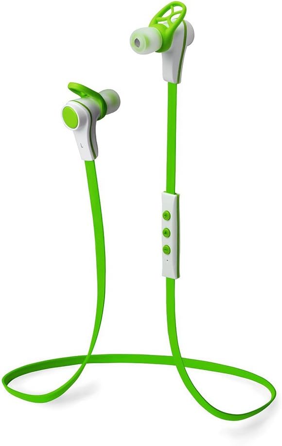 HeadBeats Sports Wireless headsets Sweat-proof Mini Bluetooth Earphones Stereo In-Ear Bluetooth Earbuds S401 Green/White