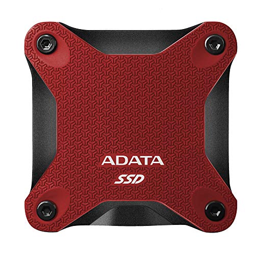 ADATA Entry Series SD600Q: 240GB Red External SSD USB 3.1 Xbox & PS4 Compatible