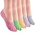 Women's Non-Slip No-Show Socks Low Cut Liner Cotton Socks 7 Pairs