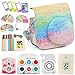 WOGOZAN Compatible Fujifilm Instax Mini 9 Instant Film Camera Case Suit with Case, Album, Filters and Other 6 Accessories 9 Items for Fujifilm Instax Mini 9 Mini 8 (Smear Color Kit)