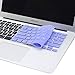 MOSISO Keyboard Cover Silicone Skin Compatible MacBook Pro 13 Inch, 15 Inch (with or Without Retina Display, 2015 or Older Version) MacBook Air 13 Inch, Serenity Blue