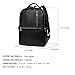 BOSTANTEN Leather Laptop Backpack Shoulder School Camping Travel Casual Bag Daypack for Men Black
