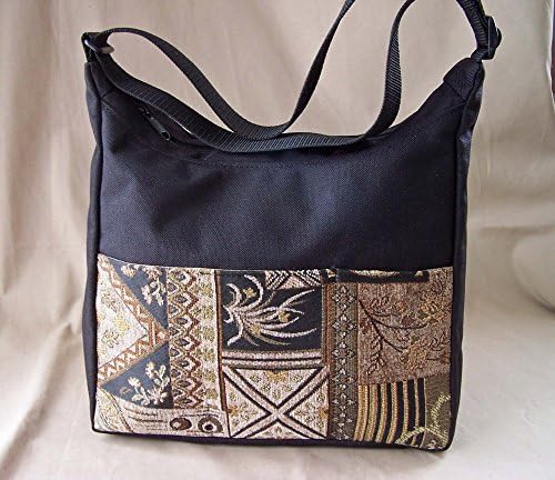 MKI Bags Classy Hobo Shoulder Bag Under Arm Bag in Black/Kingsford