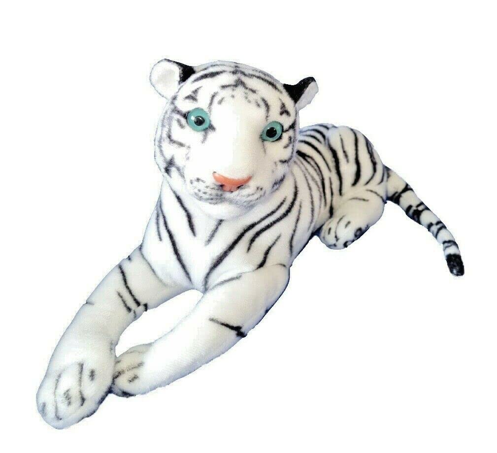 Deluxe Paws Big Cats Wild Realistic Plush 40cm (16") (White Tiger)