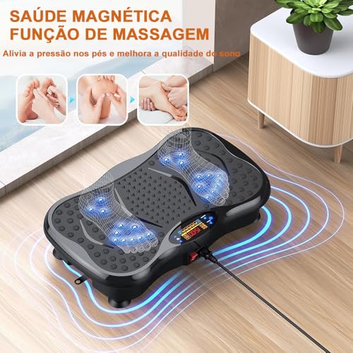 110-220V Plataforma Vibratória, Plataforma Vibracional, Equipamentos Esportivos, Vibration Plate Exercise Machine, Máquina de Exercício de Placa Vibratória, Vem com Controle Remoto, Home Gyms Workout