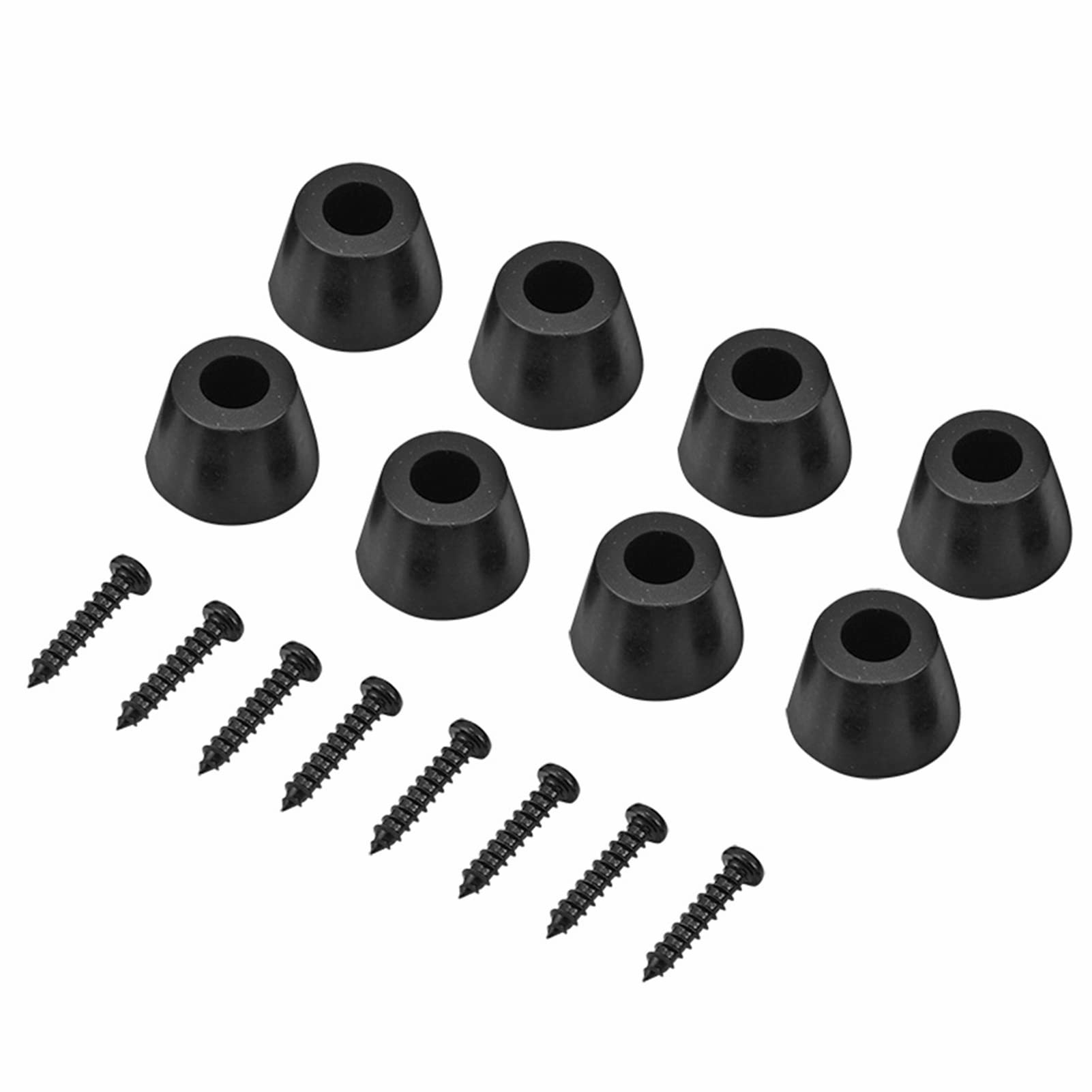 Joyzan Speaker Rubber Feet, 30x20mm Amplifier Chair Leg Pads Anti Vibration Base Pad Stand with Screws Shock Isolation Feet Floor Protectors for Speakers Electronics Table Tops Laptop and Drawers