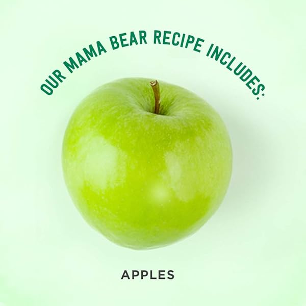 AMAZON BRAND – MAMA BEAR ORGANIC BABY FOOD APPLES, VEGETARIAN, 4 OUNCE (PACK OF 1) CUP