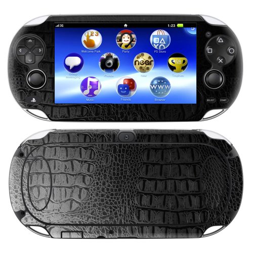 Buy Decalrus PlayStation PSP Vita BLACK Crocodile skin pattern