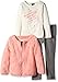 Nautica Girls' Jacket, Shirt and Double Knit Pant