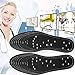 STRATOMAX Memory Foam Magnetic Massage Insoles, Acupressure Foot Therapy Pain Relief Unisex Shoe Insoles Washable and Cutable 1 Pair