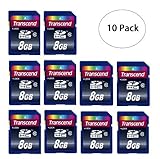10 PACK Transcend TS8GSDHC10 10 x 8GB SDHC Class 10 Flash Memory Card