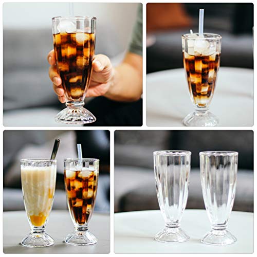 Cabilock Eisbecher Dessertbecher 340ml Eisgläser Cocktailgläser Sektschalen Eisschalen Dessert Glasschalen Glas Becher… – Bild 3