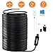 IWOBAC USB Endoscope, 2.0 Megapixels HD 8.5mm Waterproof Borescope Inspection Camera with 6 Adjustable LED Lights for Windows PC MacBook Laptop (15m/50ft)