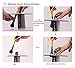 Kinghard Makeup Folding Collapsible Air Drying Cosmetic Brush Organizing Tree Rack Holder