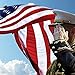 Jetlifee American Flag 10x15 Ft by US Veterans Owned Biz. Embroidered Stars Sewn Stripes and Brass Grommets US Flag. Fast Dry All Weather USA Flag for Indoors Outdoors 10 x 15 Foot