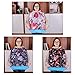 YELAIYEHAO Adult Bib for Eating Washable Reusable Waterproof Clothing Protector with Optional Crumb Catcher34 x 18
