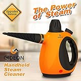 Gideon Handheld Pressurized Portable Steam Cleaner and Sanitizer/Powerful Multi-purpose Steamer, Removes Grease, Dirt, Mold, Stains, etc. and Disinfects/Removes Wrinkles from Garments [UPGRADED]