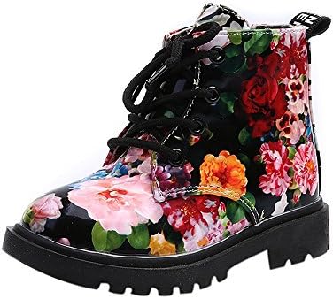 Autumn Winter Toddler Girls Floral Waterproof Rain Boots Martin Boots,Outsta Baby Warm Snow Shoes Sneakers