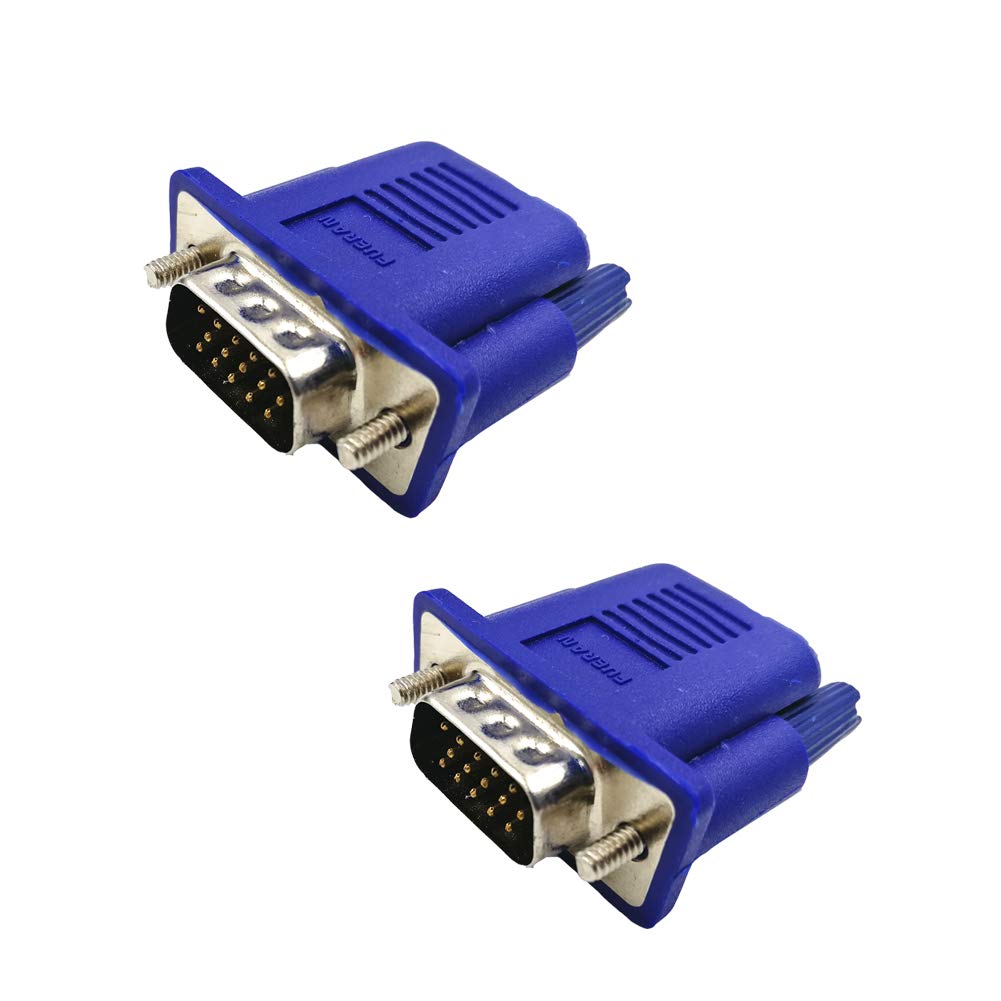FUERAN Virtual Display Adapter for VGA RGB Monitor Dummy Plug Headless Ghost Display Emulator 1920x1080p@60Hz-2Pack