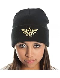 Nintendo Legend of Zelda Wingcrest Triforce Knit Cuff Beanie Hat Cap Men Women