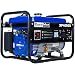 DuroMax XP4000S 7.0 HP Air Cooled OHV Gasoline Powered Portable RV Generator, 4000-watt, Blue