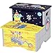 Fantasy Fields - Outer Space Thematic Kids Wooden Step Stool with Storage | Imagination Inspiring Hand Crafted & Hand Painted Details | Non-Toxic, Lead Free Water-based Paint