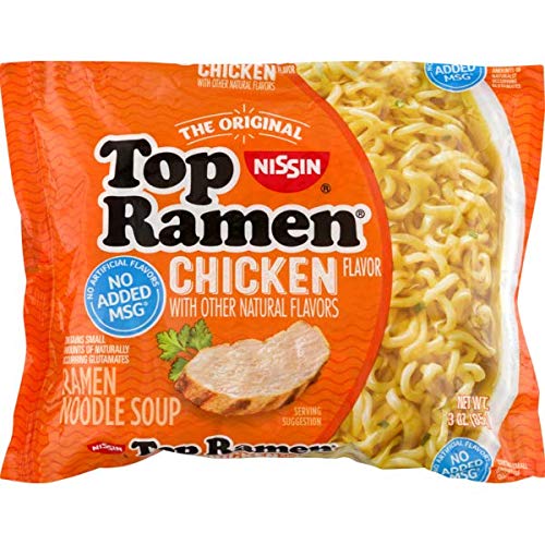 Amazon Com Top Ramen Chicken Flavor 15 Packs Grocery Gourmet Food