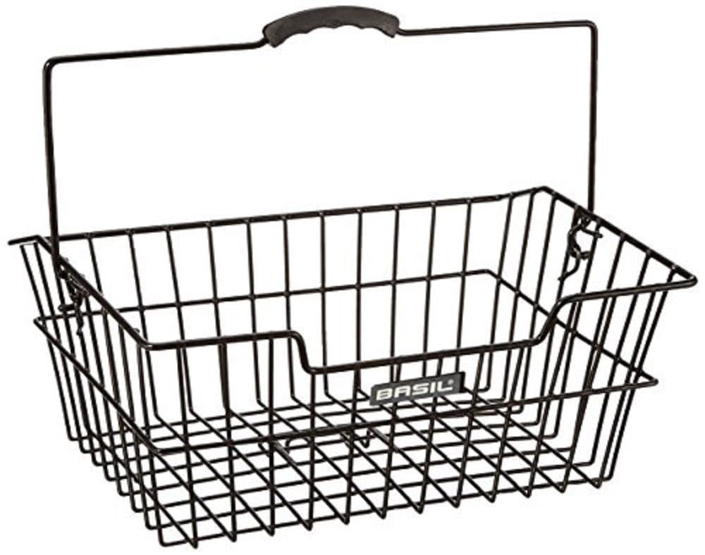 Basil Fahrradkorb Cairo Luxe Bicycle Basket Black - black One Size
