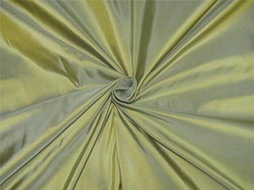 Pure Silk Taffeta Fabric Mintgreen x Golden Shot TAF#27[1]