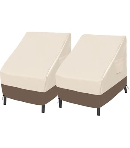 VANSHEIM Bench Cover 2 Seater Garden Bench Covers 2 Seater Cover For