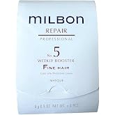 Milbon Repair No. 5 weekly booster for Fine Hair Masque 4 x 0.3 Fl. Oz.