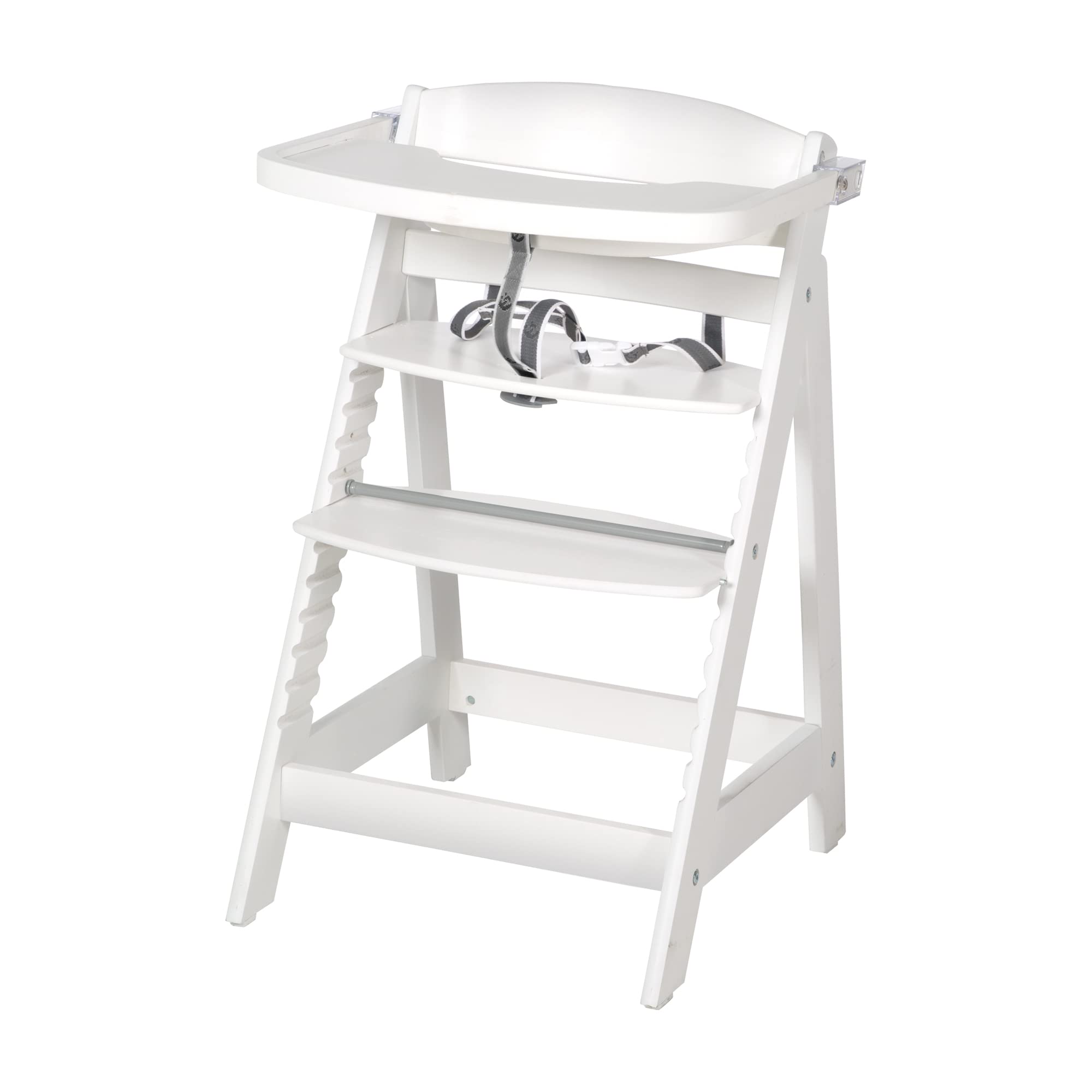 roba Stair High Chair 'Sit Up Fun', Including Removable Tray and Rail, Growing, White