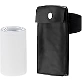 Ninja Kunai Bag with Elastic White Bandage for Cosplay and Anime Fans, Ninja Costume Accessories for Women and Men