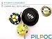 PILPOC theFube Fidget Cube with 12 Sides - Handy Anxiety Toys for Kids and Adults - Fidget Dice for Stress Relief & Focus - Anti Stress Cube for ADHD, ADD, with Carry Case (Green & Mix)