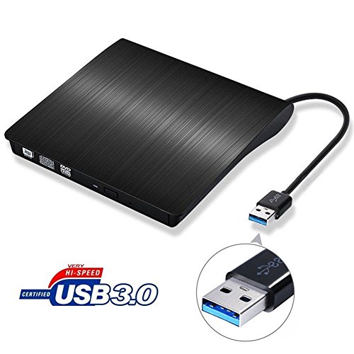 Buy External CD Drive Lastest USB 3.0 Slim Portable External DVD CD/DVD