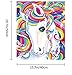 CANDYL Paint by Number Unicorn Pony DIY Oil Painting Paint by Number Kit for Kids Adults Canvas Painting by Numbers Arts Craft for Home Wall Decoration Paint by Number Unicorn Colorful Horse 16x20 Inc