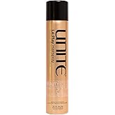UNITE Hair - Lé:Play Hairspray – Flexible Light to Medium Hold Styling Spray – Brushable, Non-Flaking with Natural Satin Finish – Thermal Protection – 10 Oz