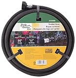 Rocky Mountain Goods Soaker Hose - Heavy Duty Rubber - Saves 70% Water - End Cap Included for Additional Hose Connect - Great for Gardens/Flower beds - Reinforced Fittings (50-Feet by 1/2-Inch)