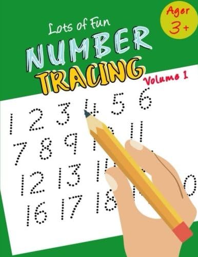 Lots of Fun Number Tracing Volume 1: Handwriting Workbook Number Writing Practice Learn Numbers 0 to 20 For Preschool (Ages 3-5) (Number Tracing Practice For Preschoolers)