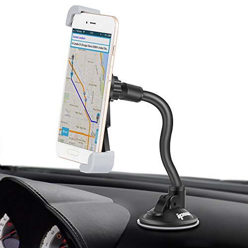 Ipow-Wide-Sight-Long-Arm-Car-Windshield-Dashboard-Cell-Phone-Holder-Mount