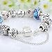 Presentski Fashion Charm Bracelet for Teen Girls and Women with Flower Themed Star Charms