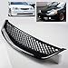 ModifyStreet Black ABS Plastic JDM Mesh Sport Grille for 01-03 Civic 2/4DR EM/ES