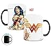 Morphing Mugs DC Comics Justice League (Wonder Woman) Ceramic Mug, Black