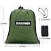 AUGYMER Camping Hammock, Portable Lightweight Parachute Hammock Tree Straps Up 600lbs Nylon Rope Hammocks Swing Hiking Travel Backpacking Beach Yard