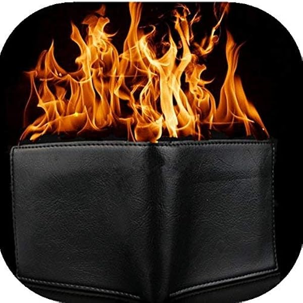 Flaming Wallet For Magicians Fire Wallet Magic Trick Fire Street Show ...
